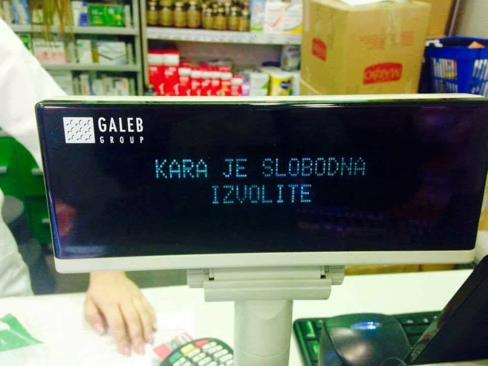 Ma što to piše na blagajni?!