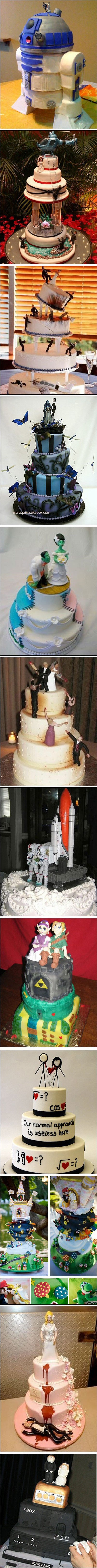Svadbene torte - space shuttle, Xbox ili R2-D2?