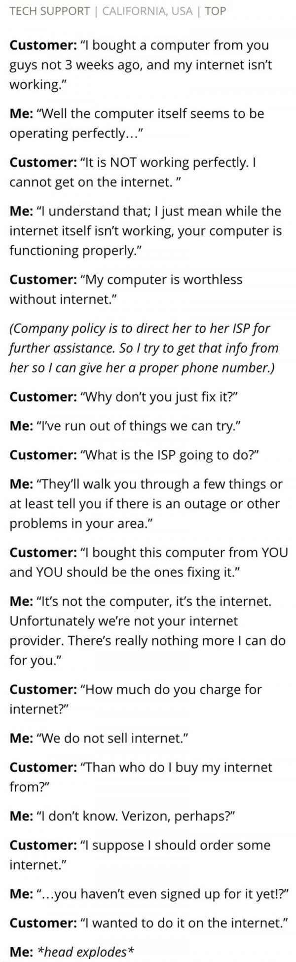 Horor u službi za korisnike