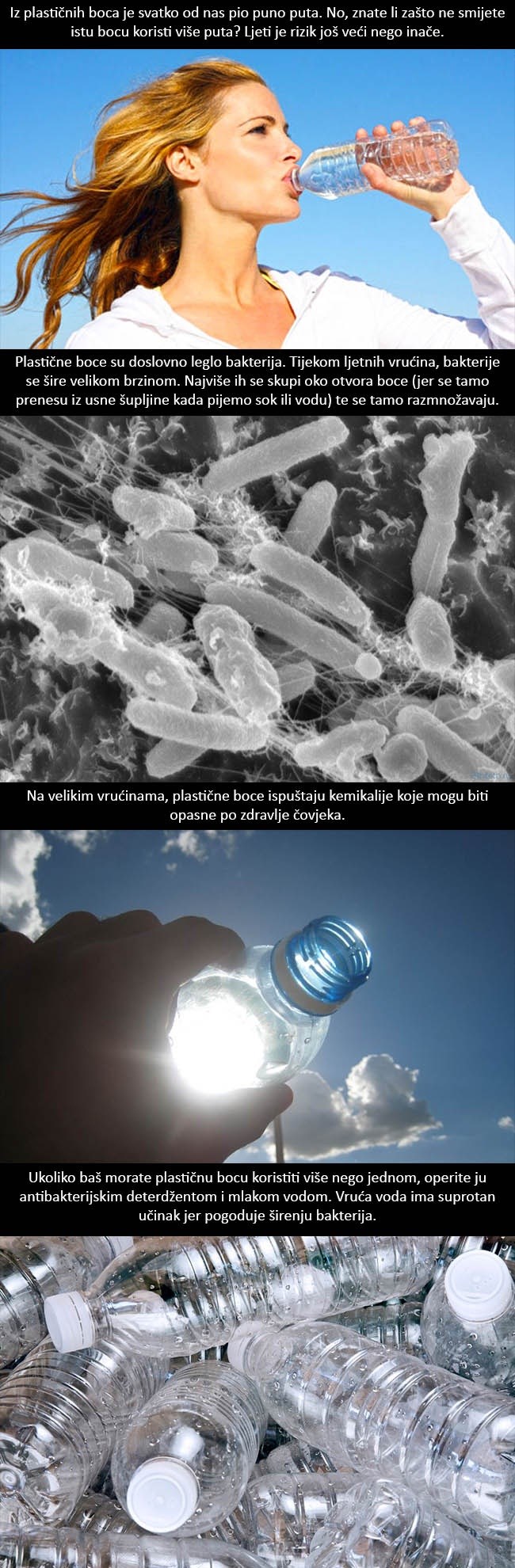 Evo zbog čega plastične boce NE SMIJETE koristiti više puta!