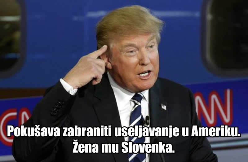 Donald Trump reže granu na kojoj sjedi