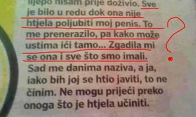 Erotska priča iz Glasa koncila?