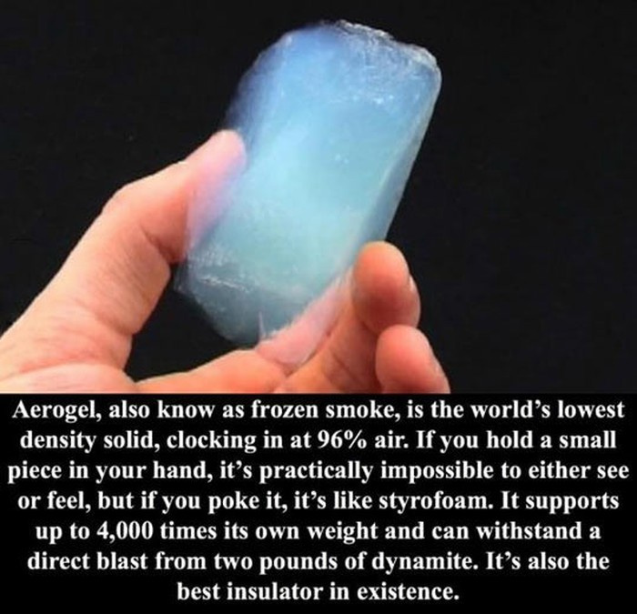 Čuda znanosti: Aerogel je 96 posto zrak