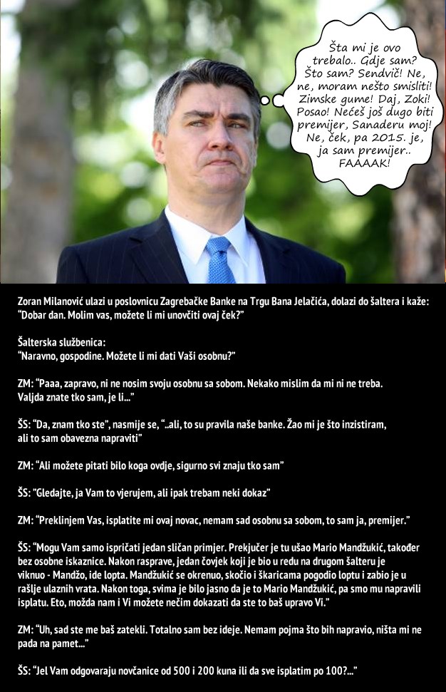 Milanoviću, ti si smislio program, zar ne?