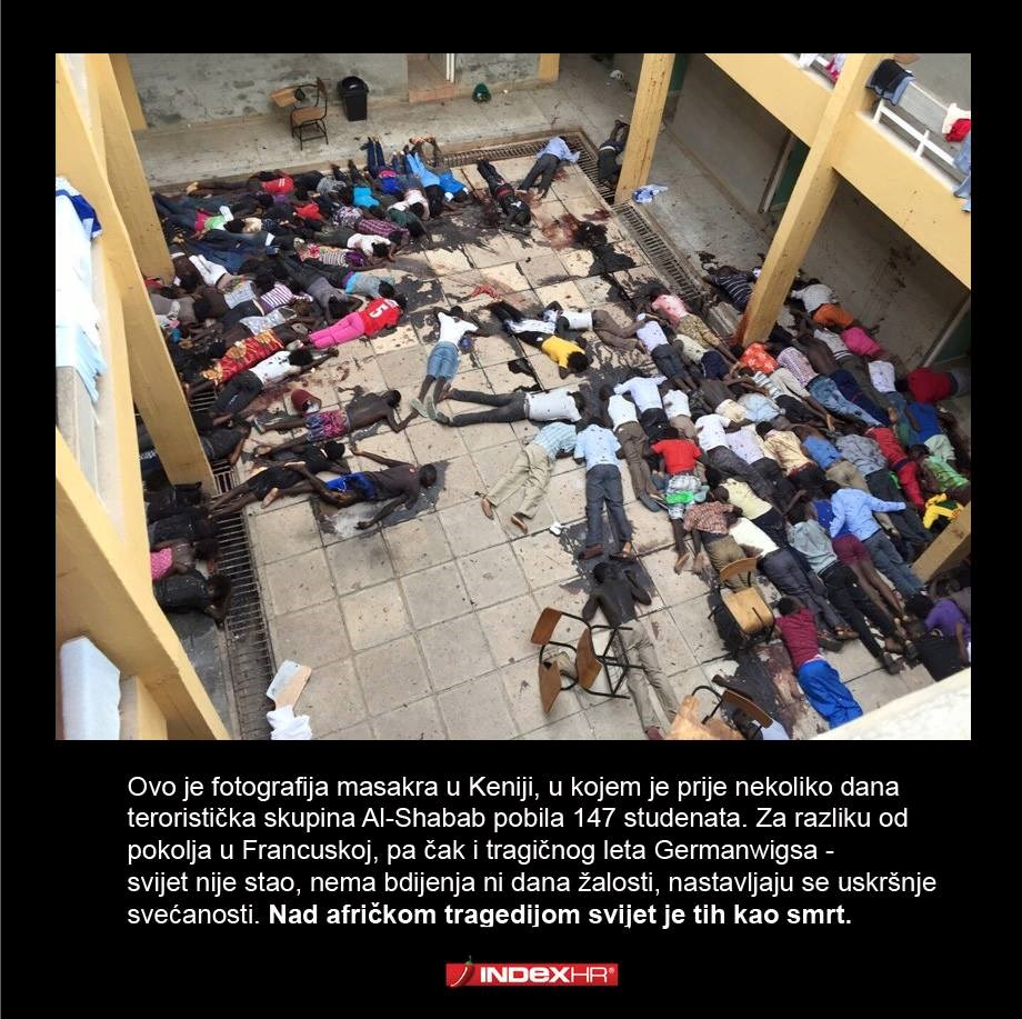 Nad afričkom tragedijom svijet je tih kao smrt
