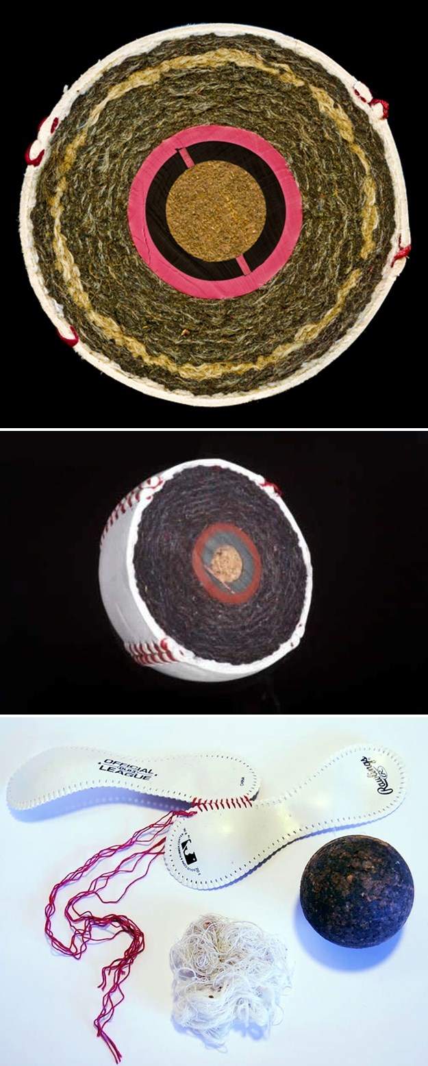 Presjek loptice za bejzbol: Znate li od čega ih rade?