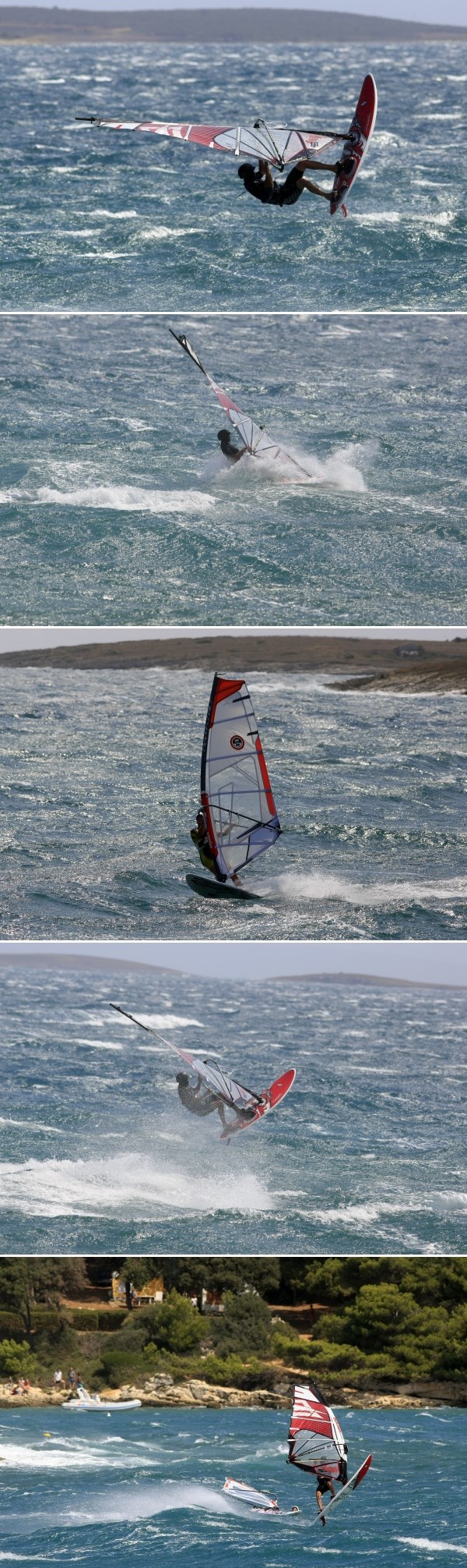 Jedrenje na dasci po olujnoj buri: Hrabrost ili ludost?