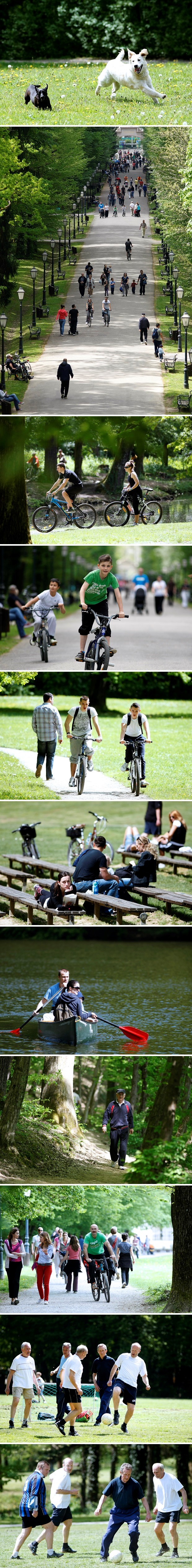 Sunčani vikend u Maksimiru