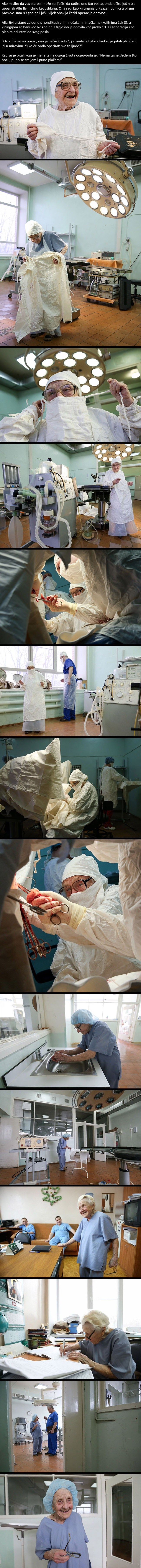 U bolnici nije kao pacijentica: 89-godišnja baka iz Rusije još uvijek obavlja nekoliko operacija dnevno!