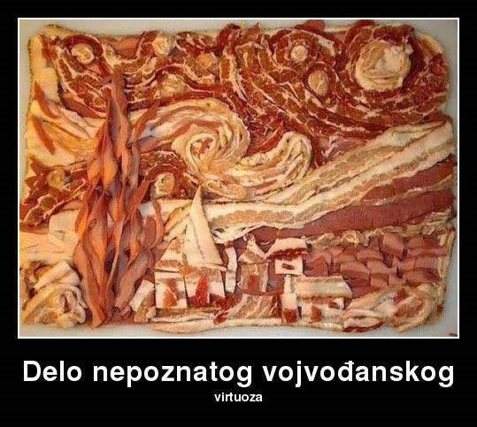 "Zvjezdana noć", špek na platnu