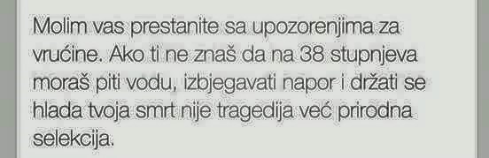 Ako si preglupa za preživjeti, to je prirodna selekcija