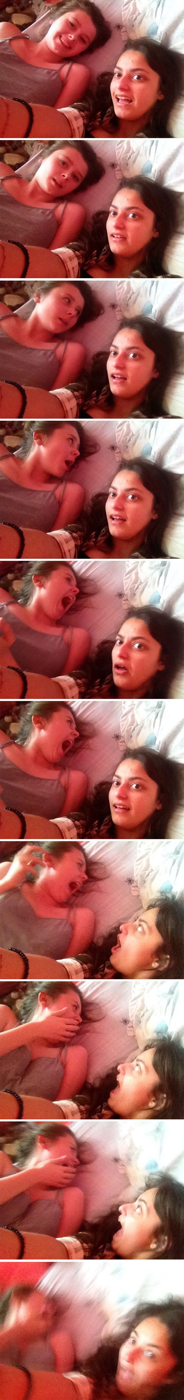 Kad žena vidi pauka