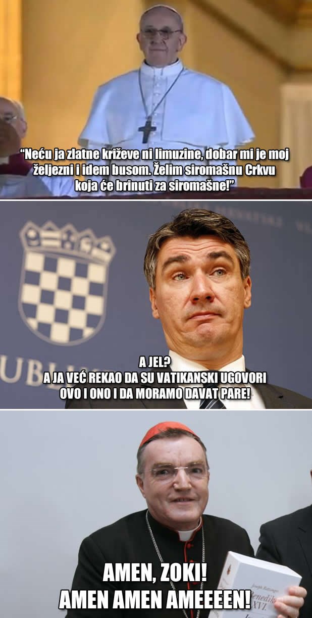 Hrvati će Vatikanu silom dati pare?