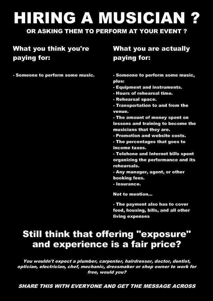 Što zapravo plaćaš kad unajmiš bend