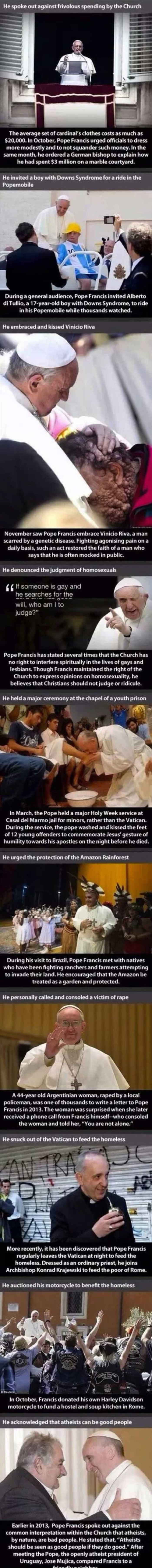 Kako vam se sviđa novi Papa dosad?
