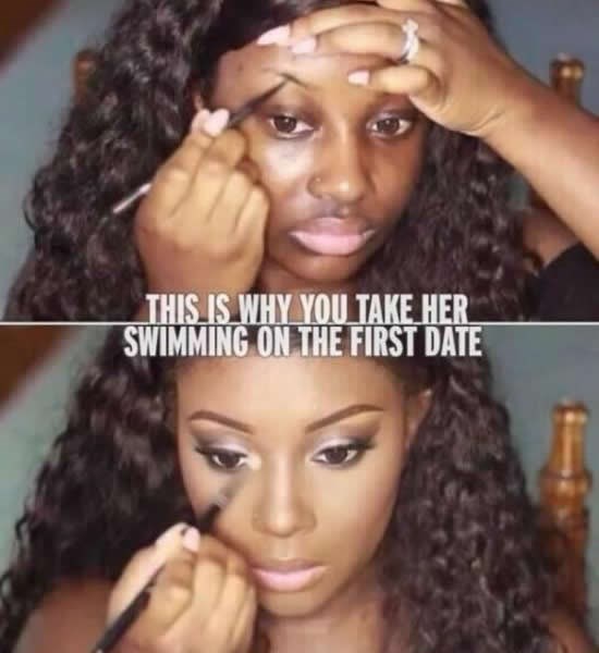 Prvi dejt na bazenu - da pokaže pravo lice