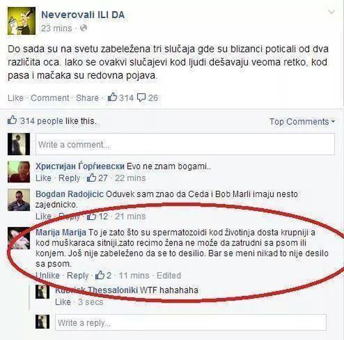 Sretnica, nikad nije zatrudnila sa psom!
