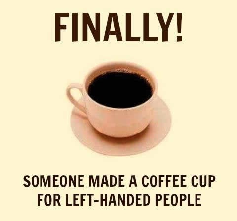 Napokon, šalica za ljevake!