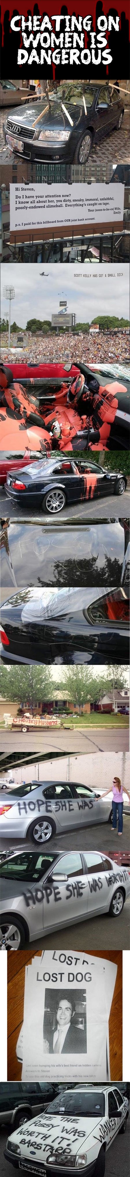 Ne varaj ženu, opasno po život!