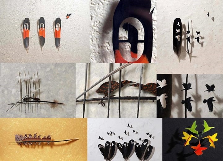 Mikro umjetnost: Rezbarije u perju