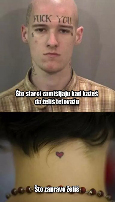 Što starci zamišljaju kad kažeš "tetovaža"