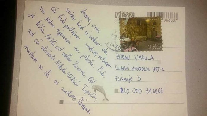 Poslao je Vakuli razglednicu zbog neuspjelog spoja i propuštene prilike