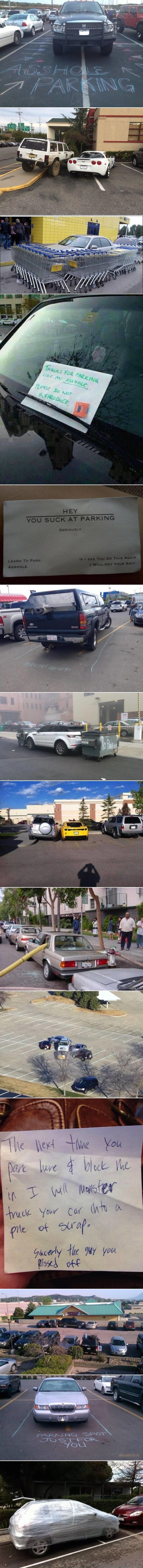 TOP 14 kretena s parkinga koji su dobili što su zaslužili