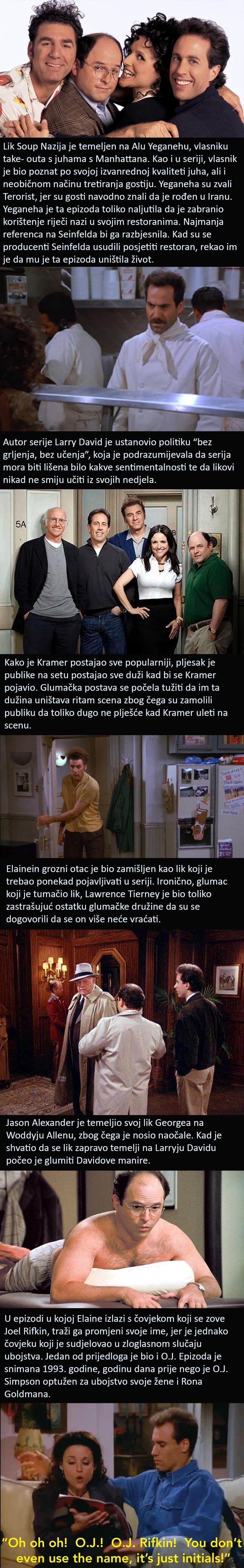 Jeste li znali ovo o Seinfeldu: Zanimljivosti o jednoj od najboljih serija svih vremena