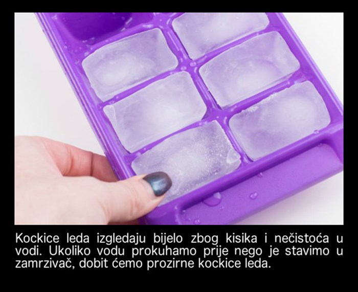 Želite napraviti kristalno proziran led? Ovaj mali trik pomoći će vam u tome
