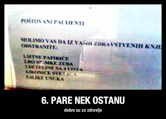 Pare pomažu gdje svetac neće: Hrvatsko zdravstvo