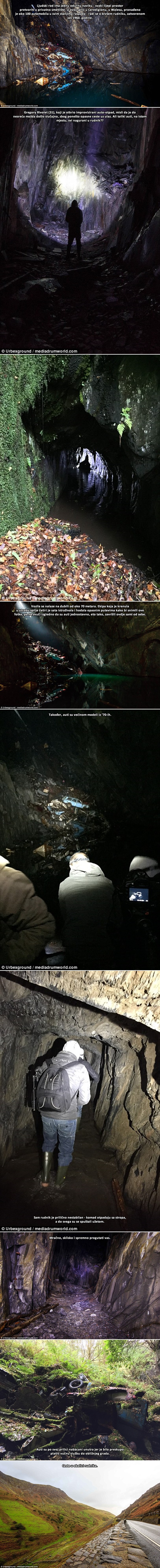 U DUBINI NAPUŠTENOG RUDNIKA pronađena planina starih automobila, pogledajte kako su tamo završili