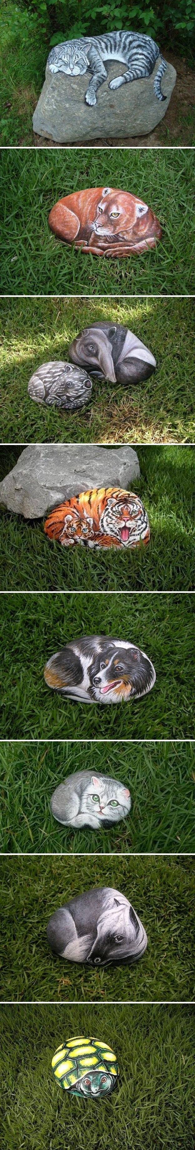 Nevjerojatno realistični crteži na kamenu