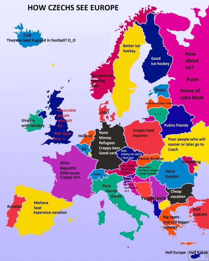 Evo kako Česi gledaju na ostatak Europe, Hrvatska im je među omiljenim zemljama!