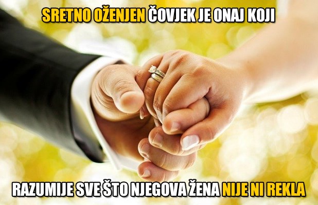 Samo su telepati sretni u braku?