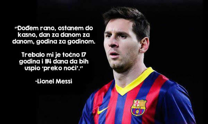 Messi rastura i van terena, čini se