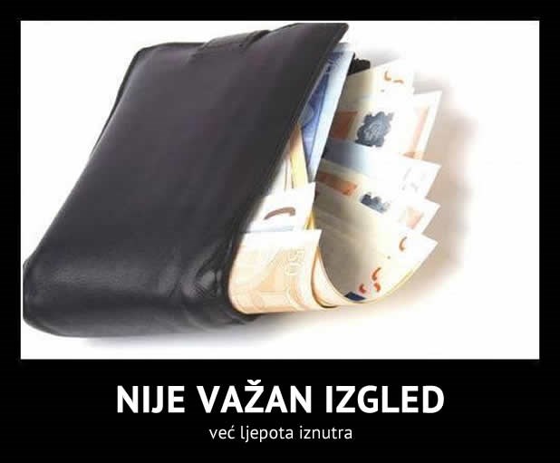 Unutrašnja ljepota je najvažnija, pogotovo s puno nula