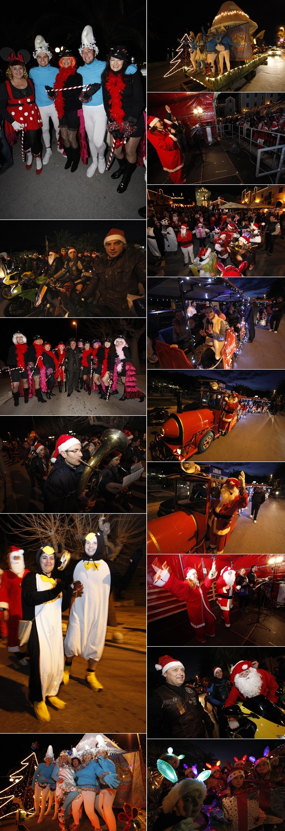 Božićna parada u Makarskoj