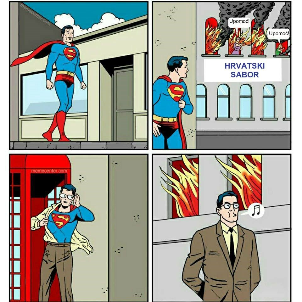 Superman vs. hrvatski političar