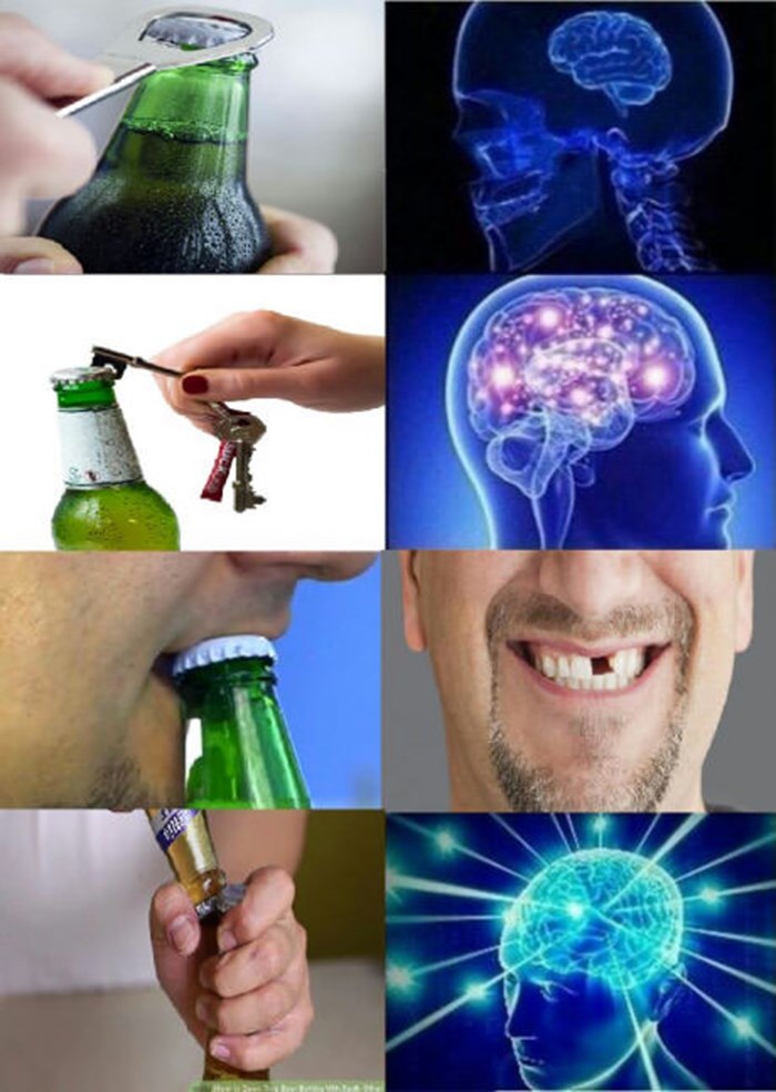 Različite tehnike otvaranja piva