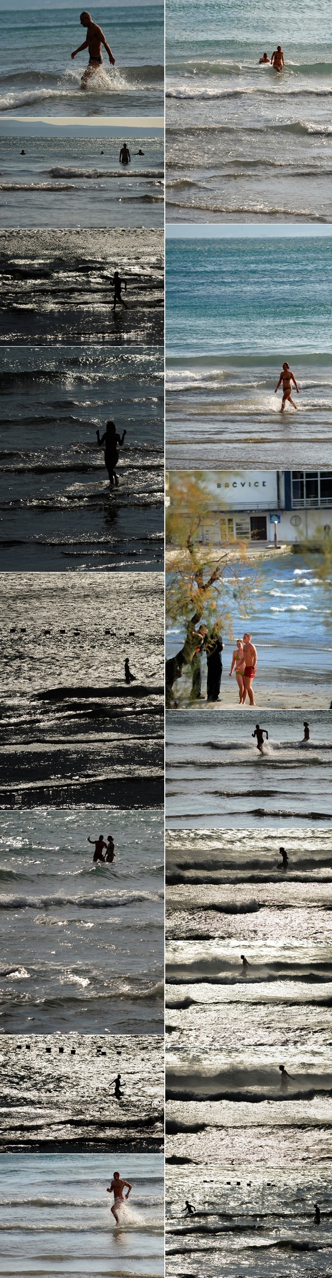 Za njih nema zime: Kupači i danas na Bačvicama