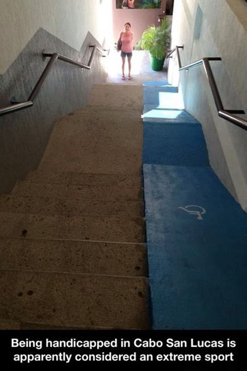 Što je ovo, skakaonica za invalidska kolica?