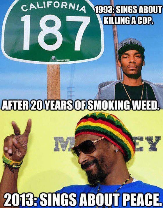 Nakon 20 godina pušenja trave u glavi mu nirvana