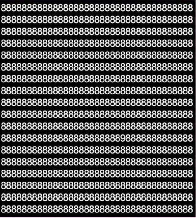 Možete li pronaći broj 9!