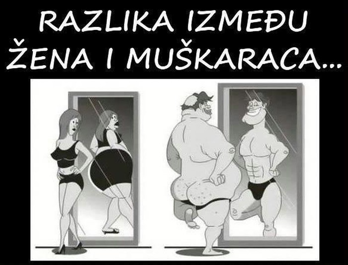 Razlika između žena i muškaraca