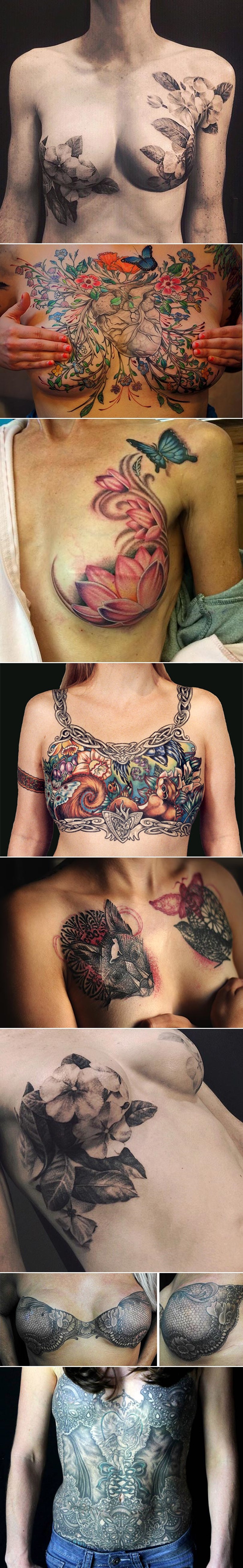 Galerija: Prekrasnim tetovažama ženama s rakom dojke vratili samopouzdanje