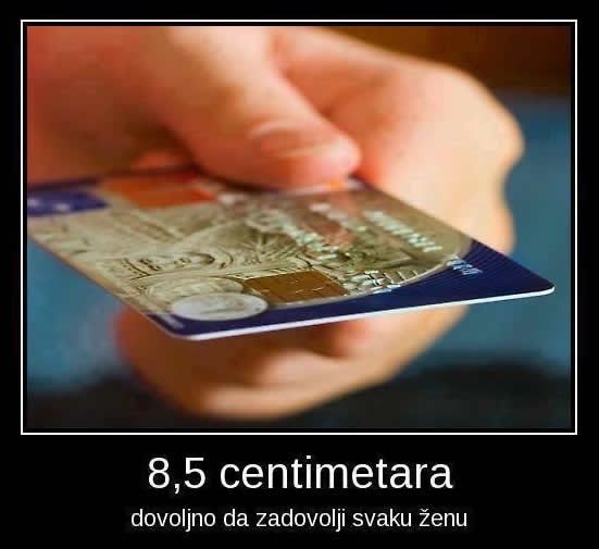 Koliko je centimetara zapravo "dovoljno veliko"?