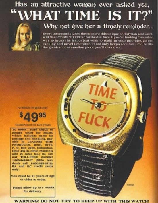 Ručni sat za švalere bari svaku ženu!