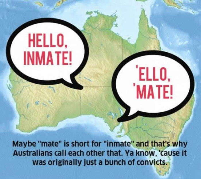 Zašto se Australci međusobno zovu "mate"?