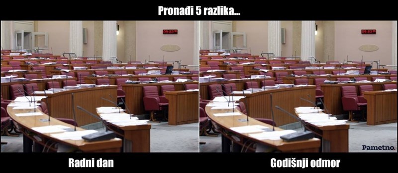 Možete li vi pronaći pet razlika na ovoj fotografiji?