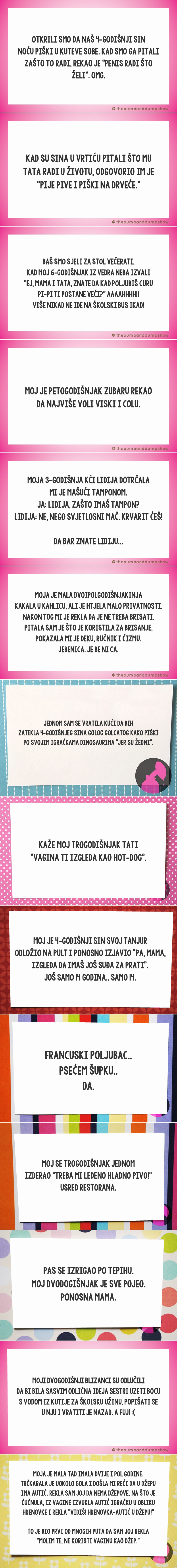 TOP 14 najbizarnijih priča roditelja o djeci